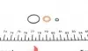883690 Прокладка форсунки Audi A1/A3/A4/A5/A6/Q3/Q5/Skoda Octavia II/VW Amarok 2.0D 03- (к-кт) ELRING підбір по vin на Brocar
