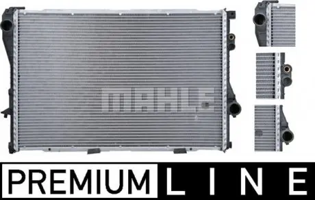CR281000P Радиатора 438 mm BMW 5 (E39) / 7 (E38) MAHLE / KNECHT підбір по vin на Brocar
