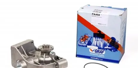 PA454 Помпа воды Fiat Ducato 2.5D/TD 82-94 (14-18Q) (R/B) (8 лоп.) GRAF підбір по vin на Brocar