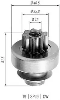 940113020240 Бендикс CITROEN AX,BX,XM MAGNETI MARELLI подбор по vin на Brocar