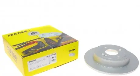 92242203 Диск тормозной (задний) Hyundai Accent IV 10-/Kia Rio III 11- (262x10) PRO TEXTAR подбор по vin на Brocar
