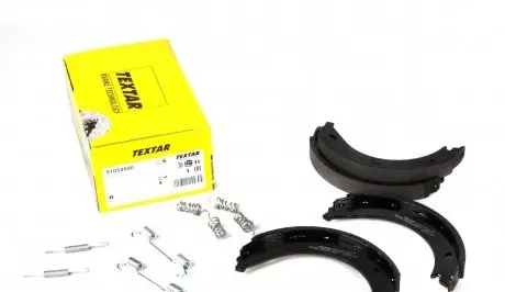 91054600 Колодки ручника MB Vito (W638) 96-03 (178x20) (з пружинками) TEXTAR підбір по vin на Brocar
