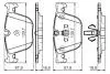 0986494339 Комплект гальмівних колодок, дискове гальмо BOSCH підбір по vin на Brocar
