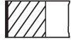 Кільця поршневі VW T4/T5 1.9TDI (79.51mm/STD) (1.75-2-3) 03055N0
