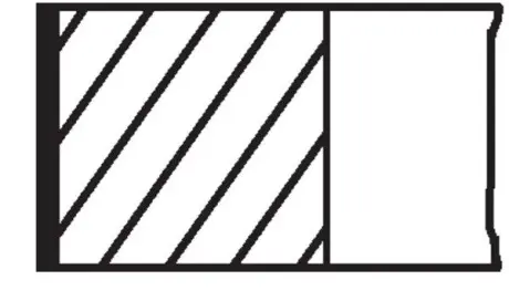 03055N0 Кільця поршневі VW T4/T5 1.9TDI (79.51mm/STD) (1.75-2-3) MAHLE / KNECHT підбір по vin на Brocar