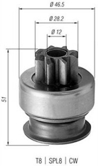 940113020176 Бендикс HYUNDAI JEEP MITSUBISHI NISSAN/ DATSUNSUZUKI [940113020176] MAGNETI MARELLI підбір по vin на Brocar