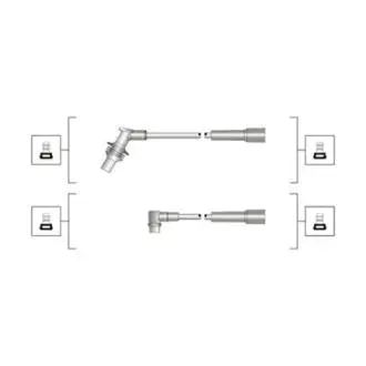 941319170030 Высоковольтные провода RENAULT LAGUNA 1.8, 2.0 MAGNETI MARELLI подбор по vin на Brocar