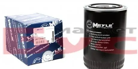1001150019 Фільтр масляний Audi/VW 1.9D 95-01 MEYLE підбір по vin на Brocar
