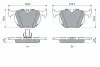 0986494006 Колодки гальмівні (задні) BMW 3 (E46)/5 (E39)/7 (E38)/X3 (E83)/X5 (E53) 94- BOSCH підбір по vin на Brocar