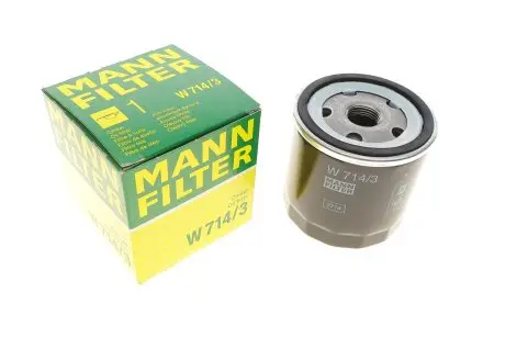 W7143 Фільтр масляний MANN підбір по vin на Brocar