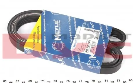 0500051355 Ремень генератора Opel Astra/Corsa 1.0/1.2/1.4 00- (5PK1355) MEYLE підбір по vin на Brocar