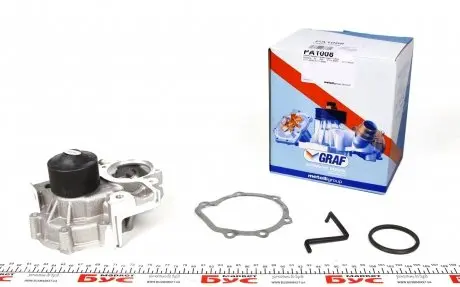 PA1008 Помпа води Subaru Forester/Impreza/Legacy/Outback 1.5/2.0/2.5 AWD/i AWD 01- (R/B) (8 лоп) GRAF підбір по vin на Brocar