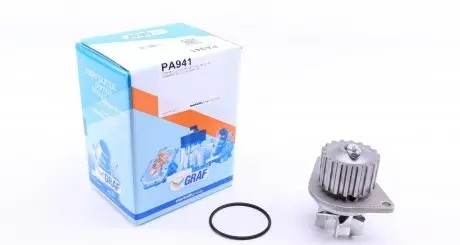 PA941 Помпа води Citroen C2/C3/C4/Peugeot 206/307 1.4 16V 03- (18z) (B/B) (6 лоп.) GRAF підбір по vin на Brocar