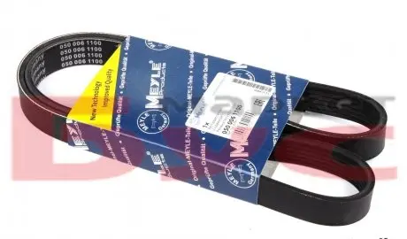 0500061100 Ремінь генератора Peugeot Boxer 2.0 94-/VW Caddy 1.4 04- (6PK1100) MEYLE підбір по vin на Brocar