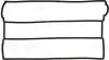 715256600 Прокладка клапанної кришки VICTOR REINZ підбір по vin на Brocar