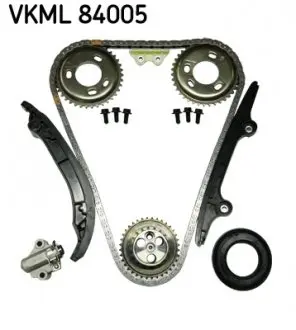 VKML84005 К-т цепи ГРМ (цепь+3 направляющие+натяжитель+3 шестерни+сальник+крепление) Ford Transit 2.2TDCi-6 SKF подбор по vin на Brocar