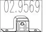 Гумовий елемент кріплення 02.9569
