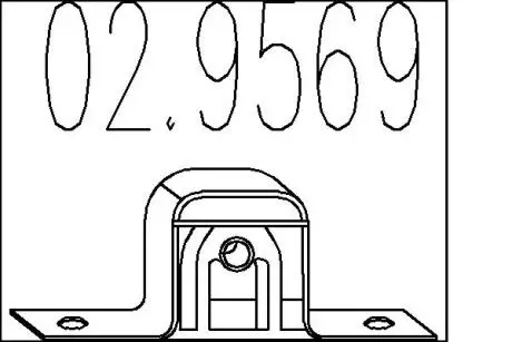 029569 Гумовий елемент кріплення MTS підбір по vin на Brocar
