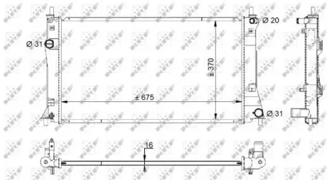 59205 Теплообменник NRF подбор по vin на Brocar