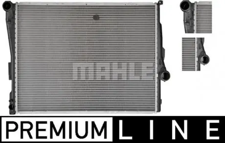 CR456000P Радіатор 445 mm BMW 3 (E46) / Z4 MAHLE / KNECHT підбір по vin на Brocar