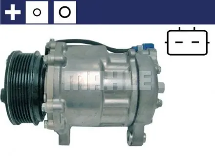 ACP61000S Компресор, система кондиціонування повітря MAHLE / KNECHT підбір по vin на Brocar