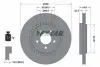 92126803 Диск гальмівний (задній) Volvo XC90 02-14 (308x20) PRO TEXTAR підбір по vin на Brocar