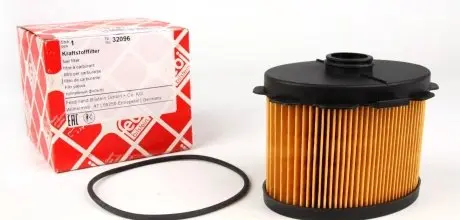 32096 Фільтр паливний Citroen Berlingo/Peugeot Partner 1.9D (DW8) 98- FEBI BILSTEIN підбір по vin на Brocar