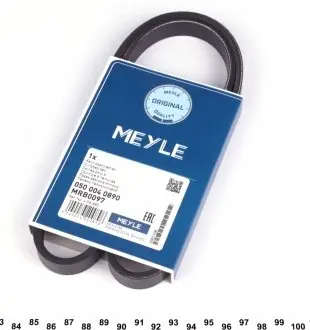 0500040890 Ремень генератора Audi/BMW/Fiat/Kia/Mazda (4PK890) MEYLE подбор по vin на Brocar