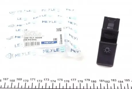 1009410008 Перемикач світла фар VW Golf 83-92 (з регулятором) MEYLE підбір по vin на Brocar
