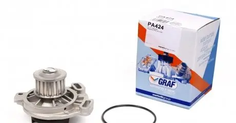 PA424 Помпа воды VW T4 2.4D/2.5/2.5 Syncro 57kw/81kw 90-03 (18z) (B/B) (5 лоп) GRAF підбір по vin на Brocar