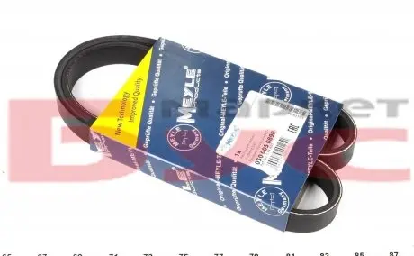 0500050890 Ремень генератора Peugeot Partner 1.1/1.4 96- (5PK890) MEYLE підбір по vin на Brocar