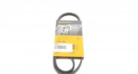 3PK835 Ремінь генератора Renault Megane I/Scenic 1.4/1.6 95-03/Toyota Liteace 2.0D 92-94/Nissan 200SX 88-93 CONTITECH підбір по vin на Brocar