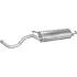Глушитель задний AUDI, SEAT, VW (пр-во Polmostrow) 30.234