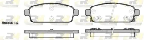2143202 Тормозные колодки, к-кт. ROADHOUSE подбор по vin на Brocar
