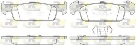 2154010 Тормозные колодки, к-кт. ROADHOUSE подбор по vin на Brocar