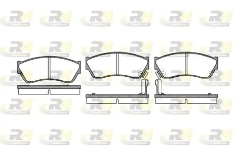 214722 Тормозные колодки, к-кт. ROADHOUSE підбір по vin на Brocar