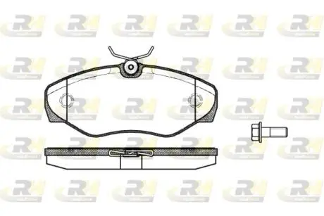 283410 Гальмівні колодки дискові ROADHOUSE підбір по vin на Brocar