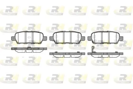 287601 Тормозные колодки, к-кт. ROADHOUSE подбор по vin на Brocar
