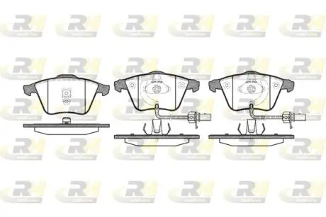 296402 Гальмівні колодки дискові ROADHOUSE підбір по vin на Brocar