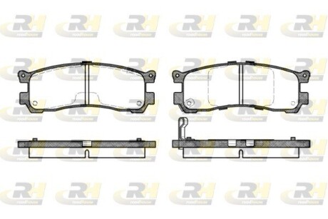 239921 Тормозные колодки, к-кт. ROADHOUSE підбір по vin на Brocar