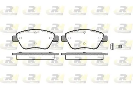 285810 Тормозные колодки, к-кт. ROADHOUSE подбор по vin на Brocar