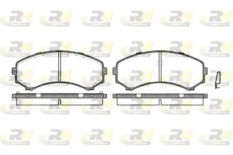 239600 Тормозные колодки, к-кт. ROADHOUSE подбор по vin на Brocar