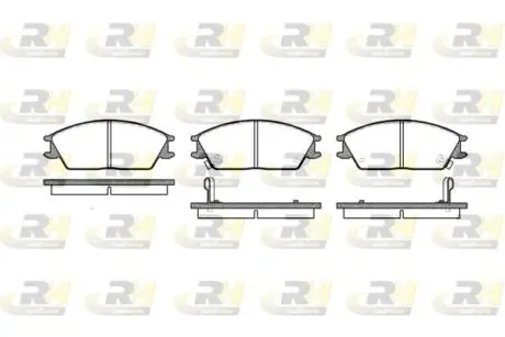 222402 Тормозные колодки, к-кт. ROADHOUSE подбор по vin на Brocar