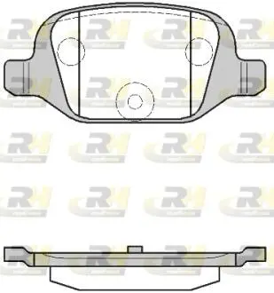 272700 Гальмівні колодки дискові ROADHOUSE підбір по vin на Brocar