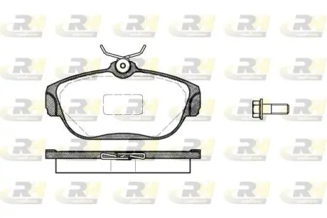 236800 Тормозные колодки, к-кт. ROADHOUSE подбор по vin на Brocar