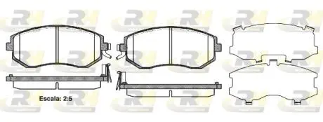 295104 Тормозные колодки, к-кт. ROADHOUSE подбор по vin на Brocar