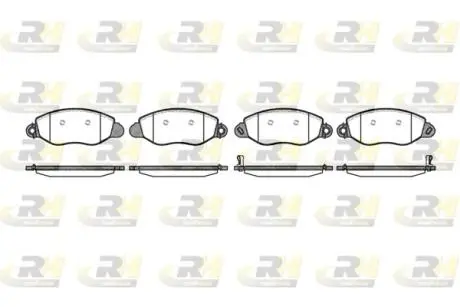 277212 Тормозные колодки, к-кт. ROADHOUSE підбір по vin на Brocar