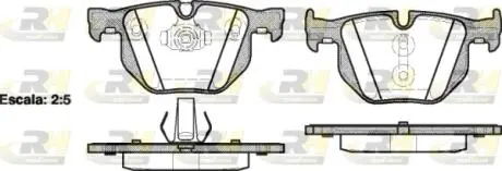 238161 Гальмівні колодки дискові ROADHOUSE підбір по vin на Brocar
