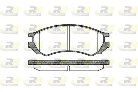 234400 Тормозные колодки, к-кт. ROADHOUSE підбір по vin на Brocar