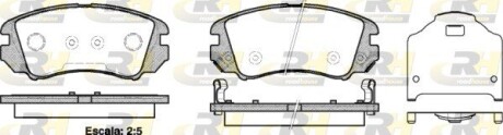 295322 Гальмівні колодки дискові ROADHOUSE підбір по vin на Brocar